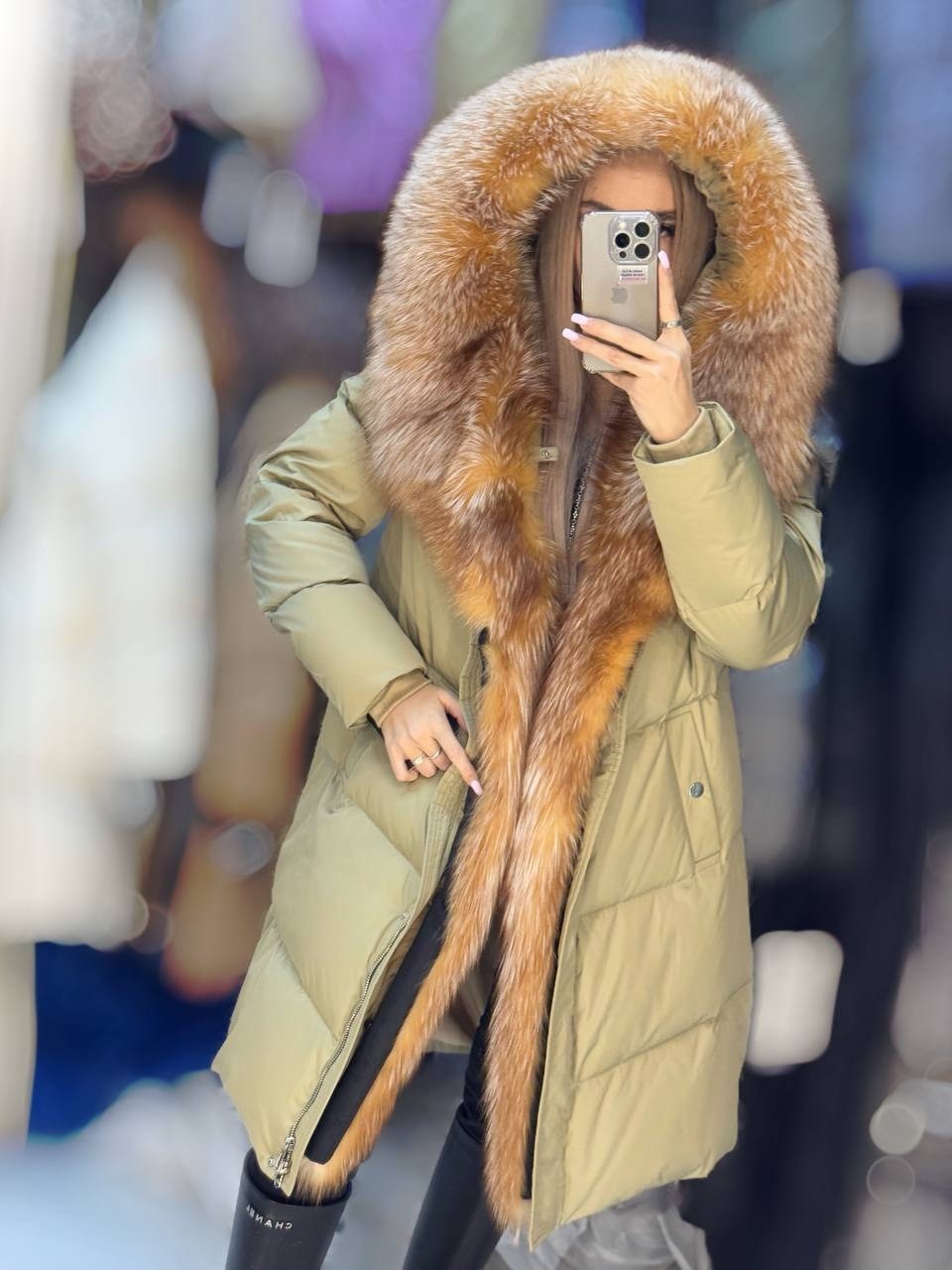 пуховик с мехом,пуховик с натуральным мехом,пуховик с мехом лисы,пуховик,пуховик женский
