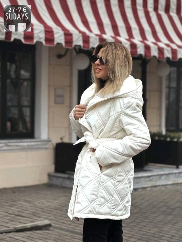 женская куртка с запахом,демисезонная куртка,пуховик халат с капюшоном,полупальто пальто,куртка стильная