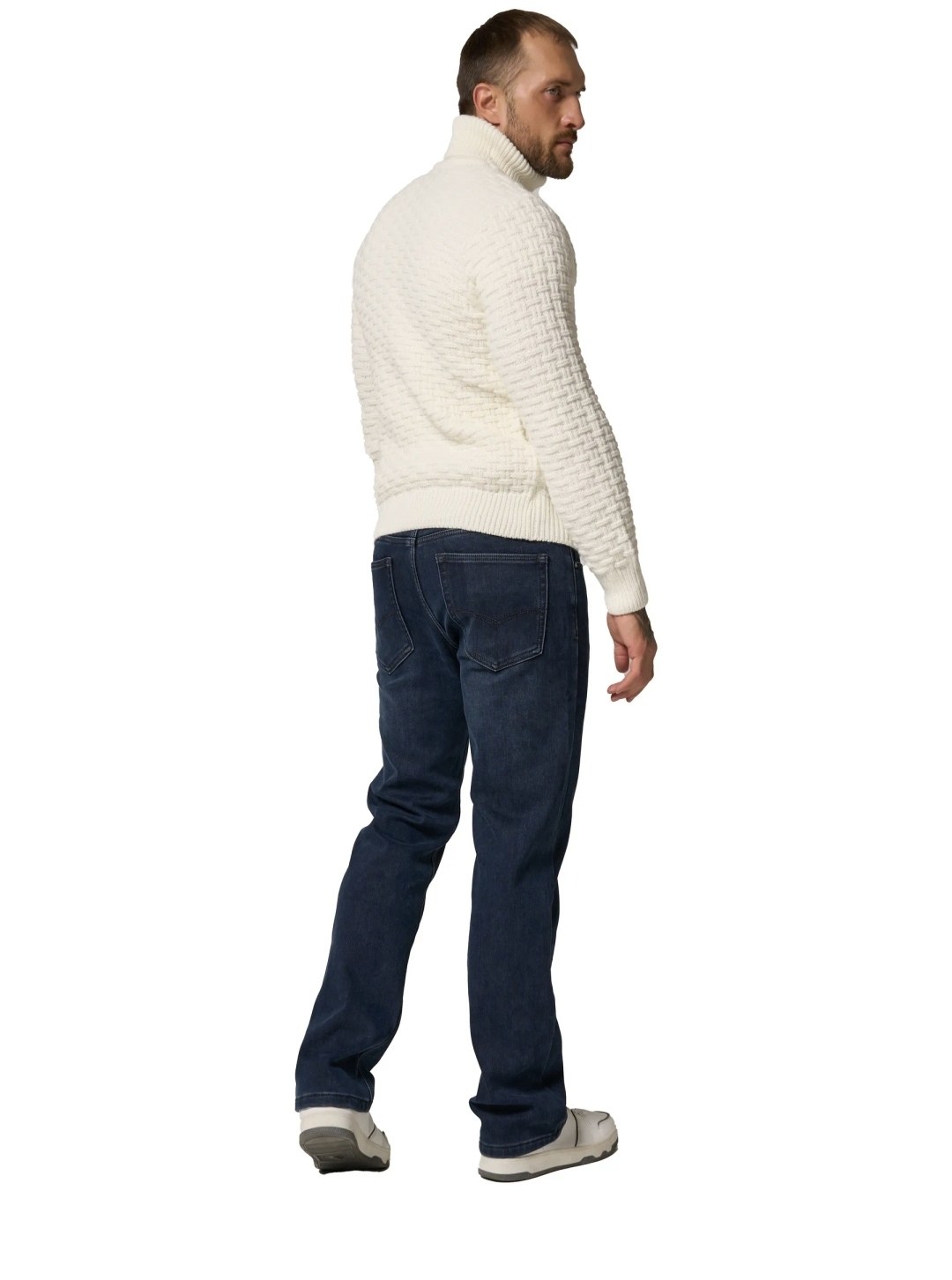 мужской джемпер,мужской свитер,свитер с горлом,белый свитер мужской,белый мужской пуловер