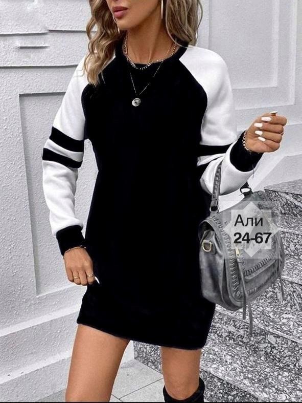 платье женское,трикотажное платье в спортивном стиле,платье трикотажное в спортивном стиле арт. 11382327,платье трикотажное комбинированное,спортивное женское платье