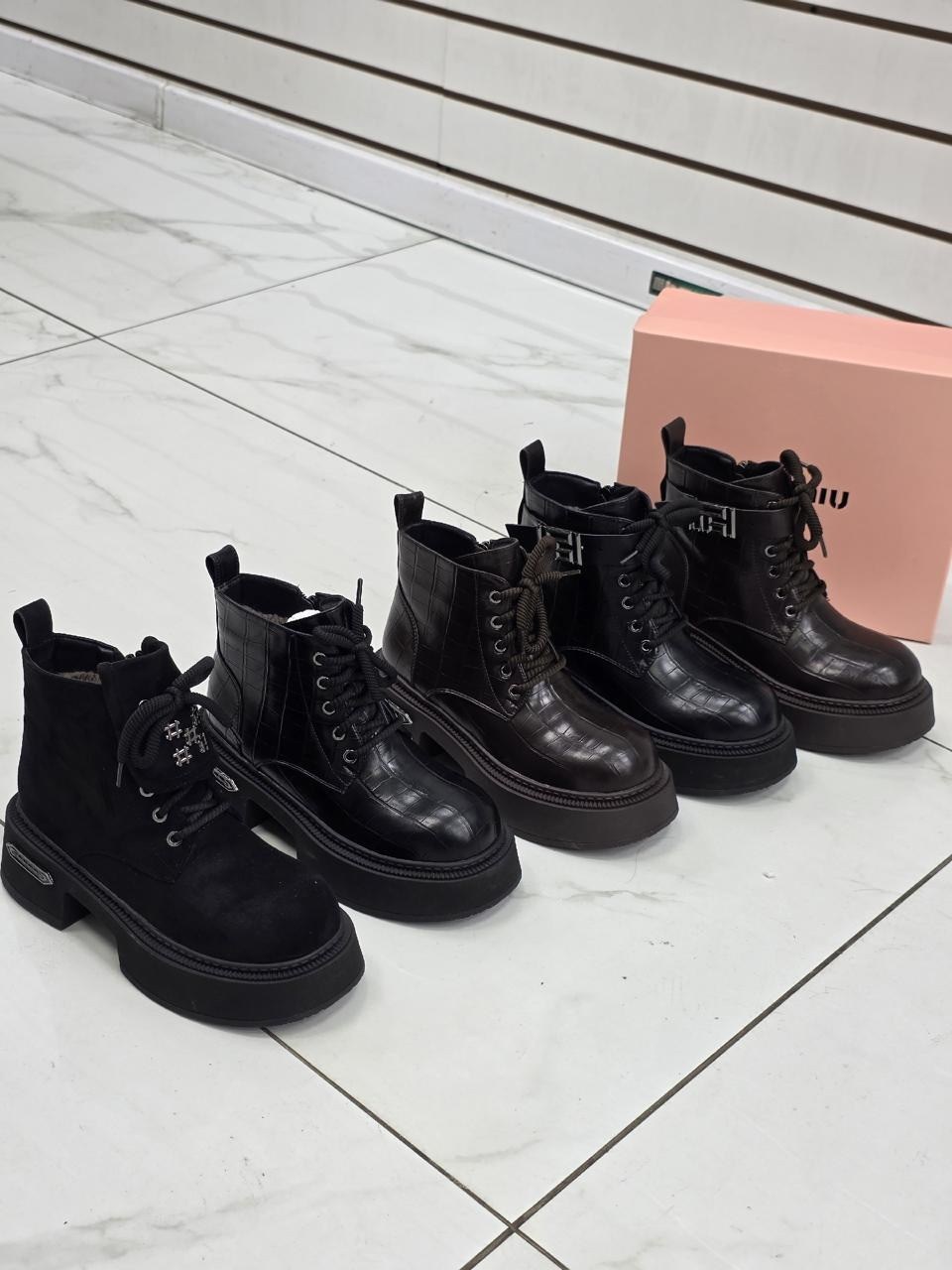 ,ботинки женские,ботинки miu miu,ботинки,женская