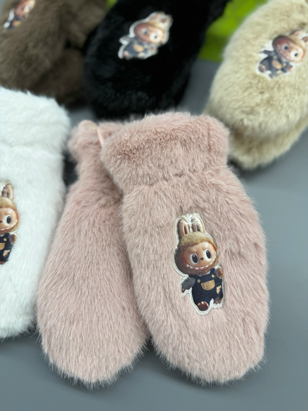 детские варежки,мягкие варежки,плюшевые варежки,варежки и перчатки,варежки двойные