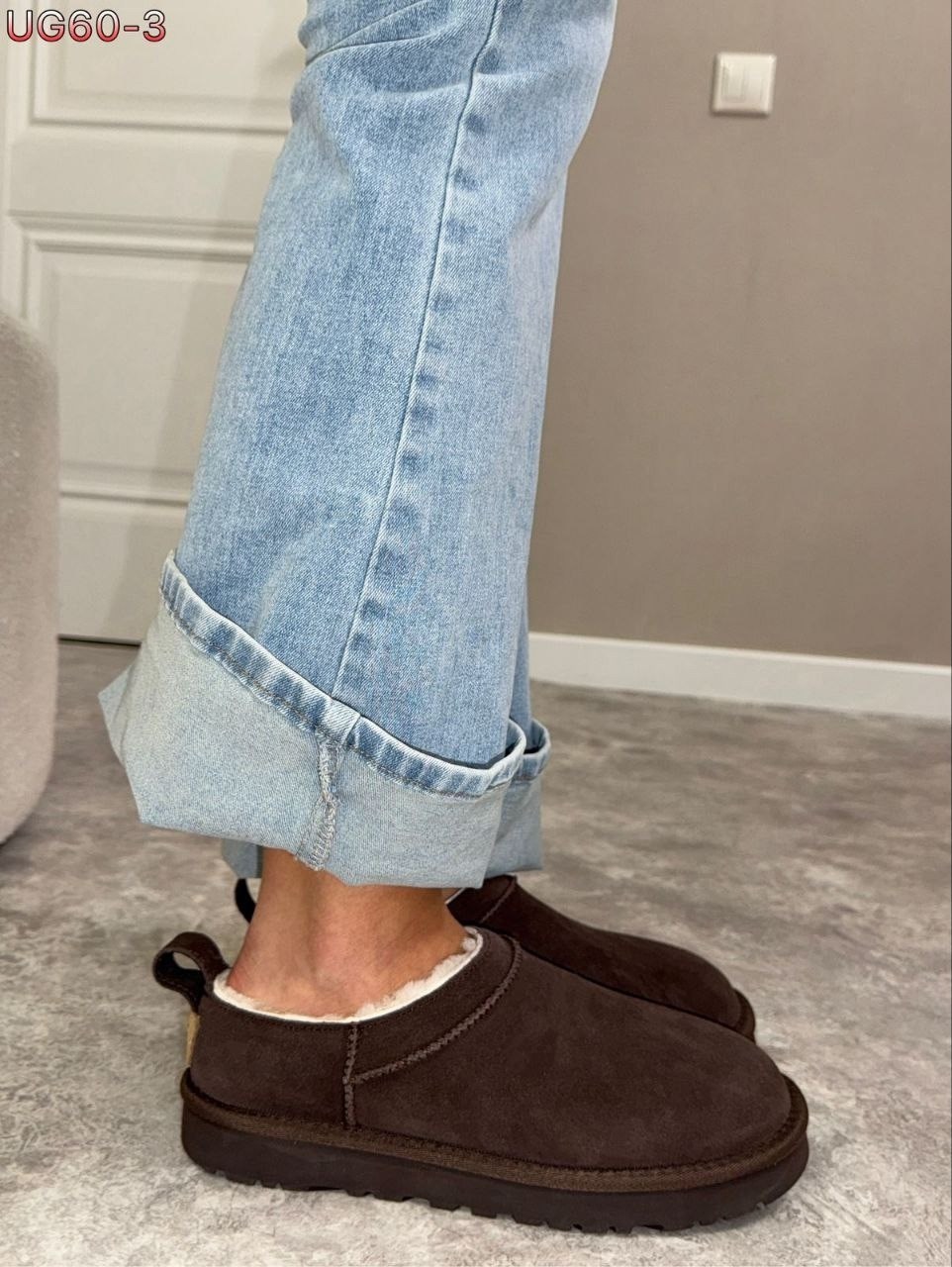 угги женские,,угги женские ugg,угги,угги женский iqn коричневый замша натуральная зима без застёжки