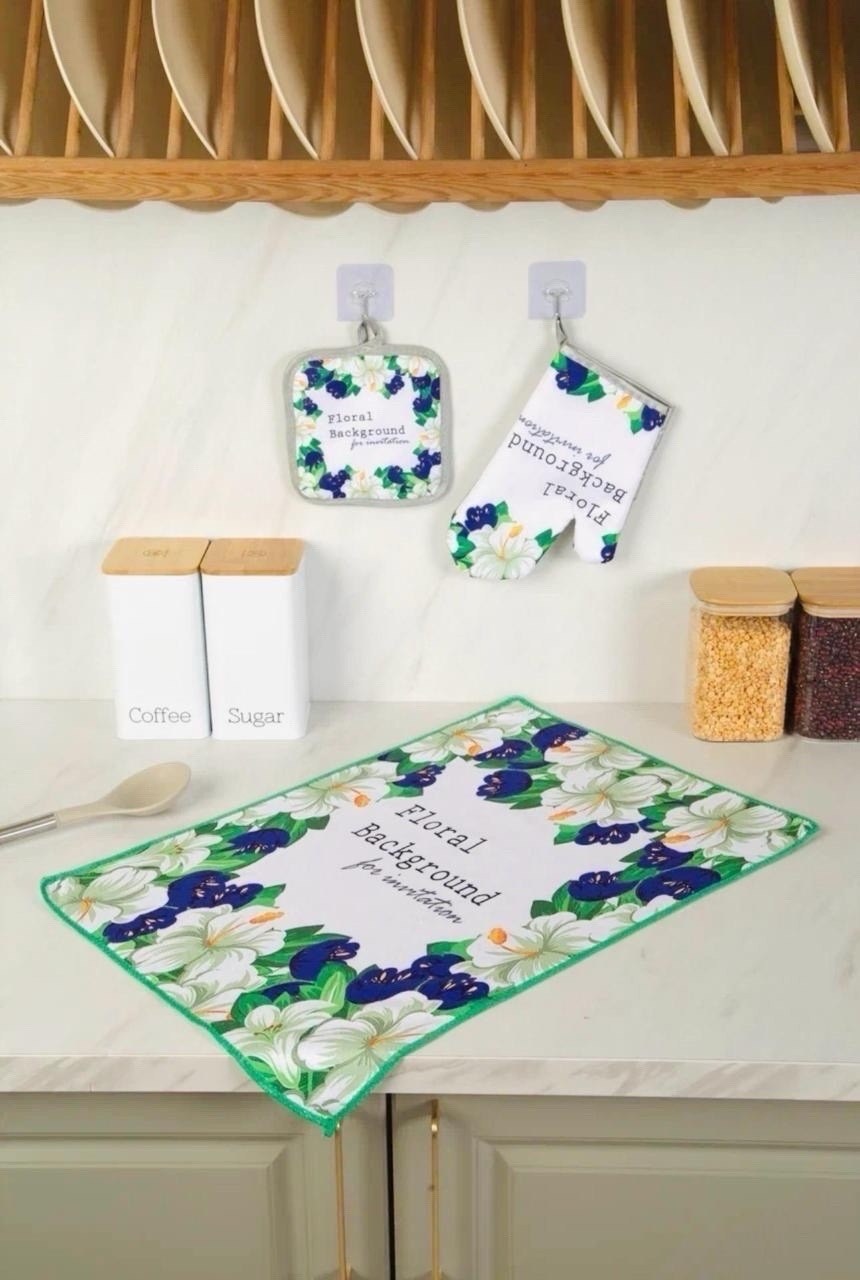 набор кухонные полотенец,кухонный набор прихватки,набор кухонный полотенце прихватки,набор прихваток для кухни,набор текстиля для кухни