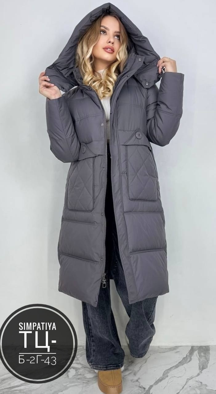 пуховик женский,куртка женская зимняя,пуховик,зимние пуховики,пуховик зимний длинный с капюшоном pro&ko
