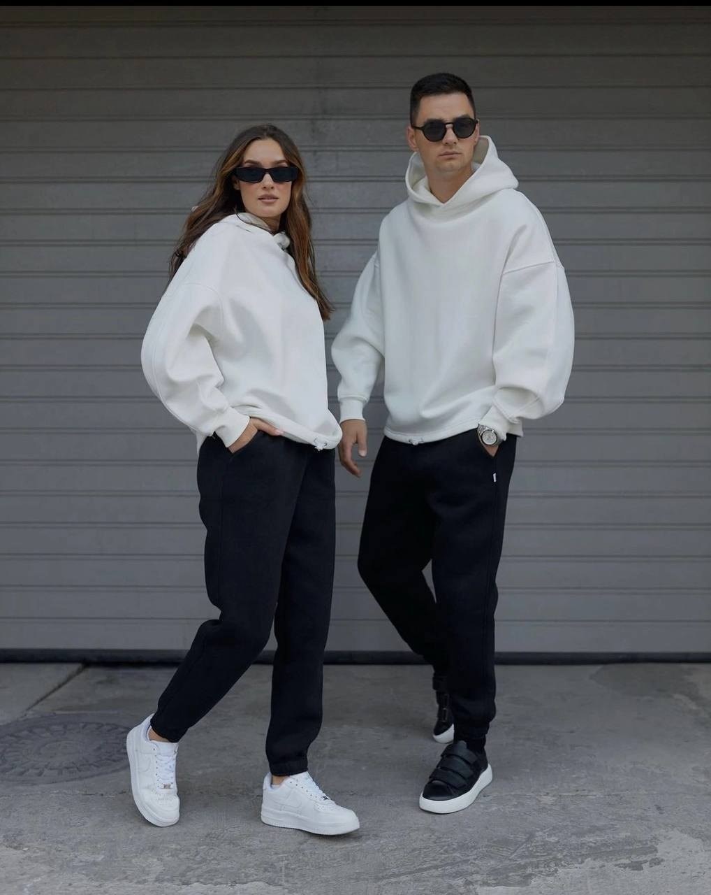 худи унисекс,парный костюм на флисе,спортивный костюм men утепленный на флисе oversize portnovstyle,парные костюмы на флисе,спортивные костюмы парные