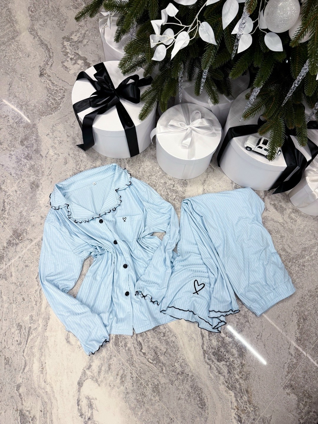 домашний костюм пижама со штанами vitalounge голубой,пижамы женски,женская пижама с брюками,пижамы со штанами,пижама женская