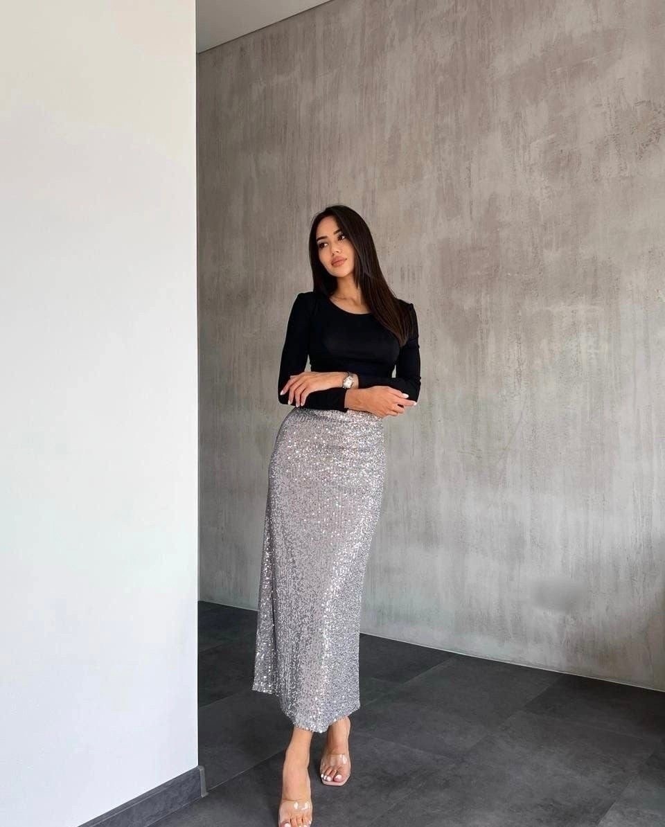 юбка с пайетками длинная,юбка пайетки макси,юбка с пайетками,юбка длинная с пайетками sagidashop