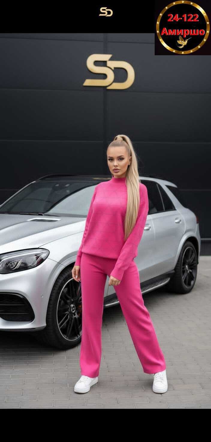 трикотажные костюмы,костюм шерстяной с брюками p&t fashion,вязаные костюмы,трикотажные костюмы женские,костюм кашемировый