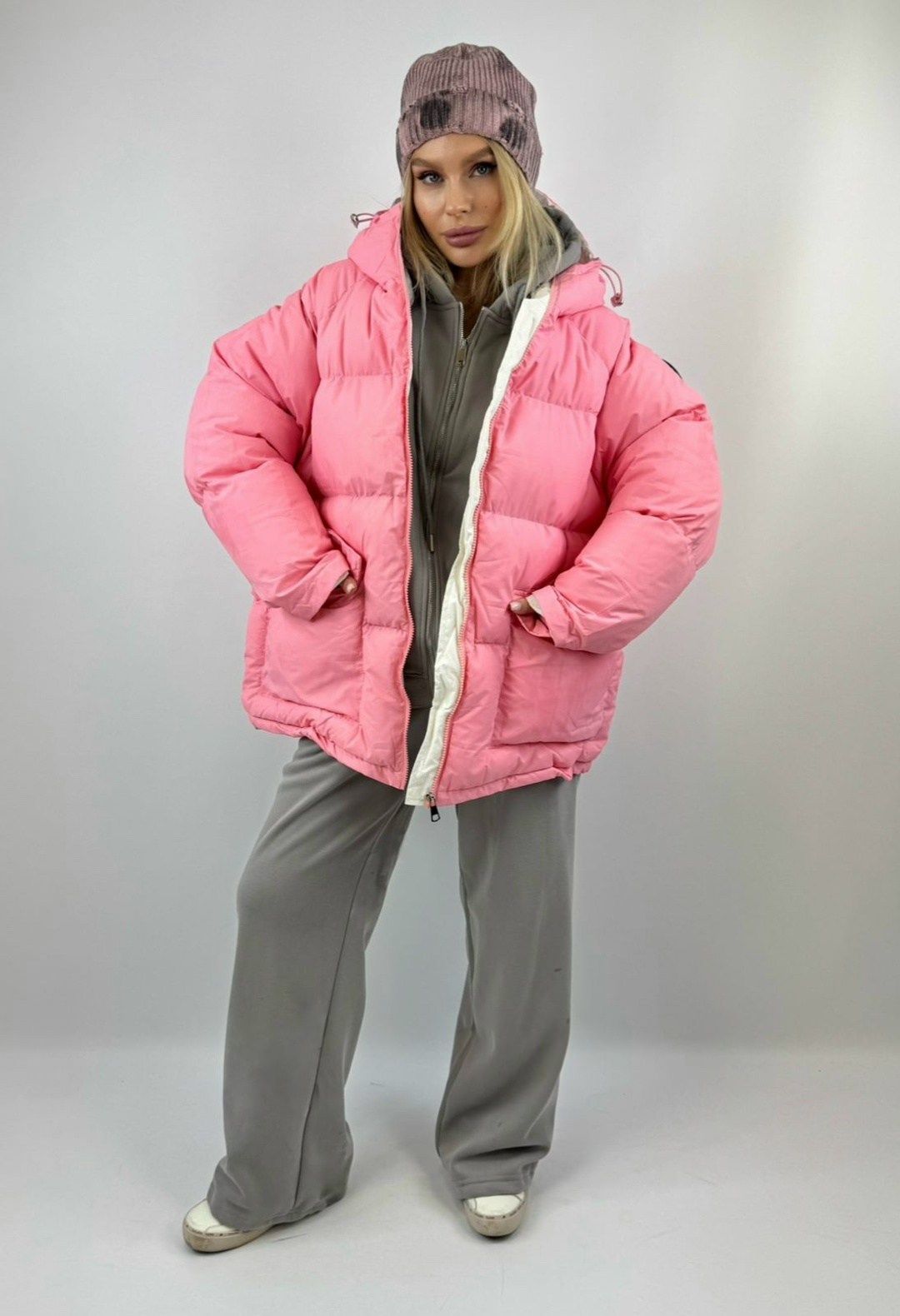 куртка пуховик feelz ripster розовый,пуховик зимняя куртка оверсайз ripster розовый,пуховик зимняя куртка оверсайз ripster feelz цвет розовый,розовая куртка,пуховик зимняя куртка оверсайз ripster feel