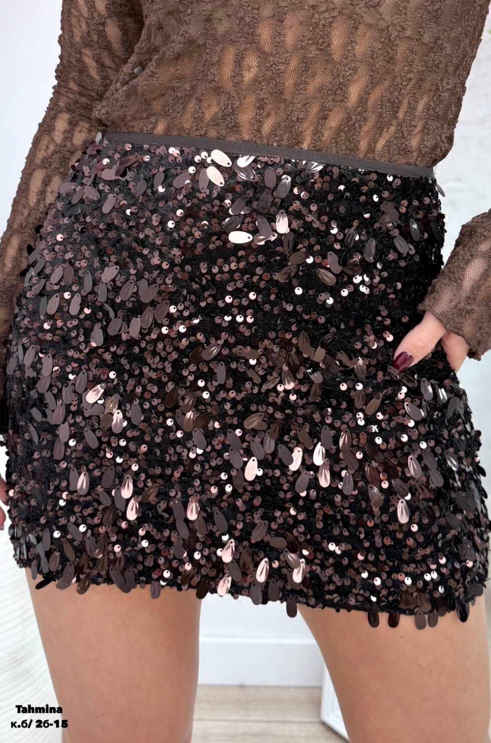 юбка с пайетками,юбка мини с пайетками emberens,юбка мини с пайетками emberens цвет черный,наряд
