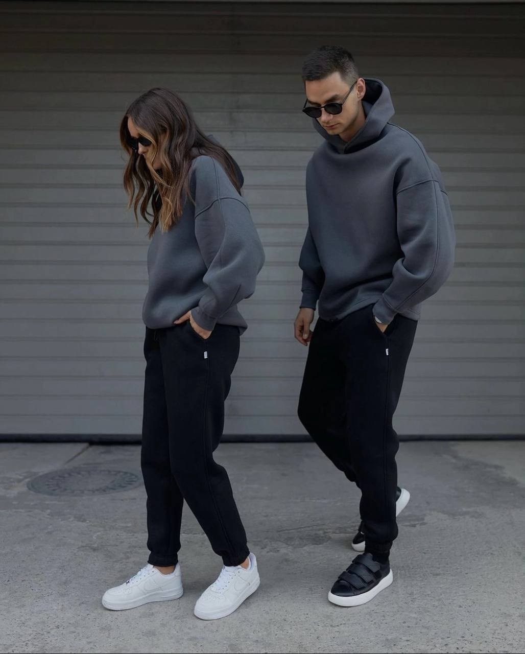 худи унисекс,парный костюм на флисе,спортивный костюм men утепленный на флисе oversize portnovstyle,парные костюмы на флисе,спортивные костюмы парные