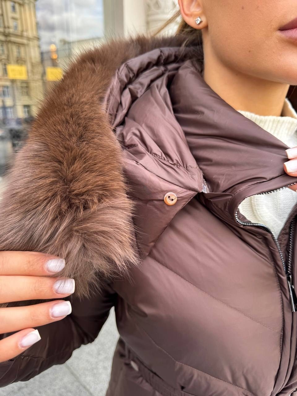 куртка женская,верхняя одежда женская стильная куртка мех натуральный наполнитель пух,куртка мех натуральный наполнитель пух,стильная куртка (пух )мех натуральный съёмный,женская верхняя одежда