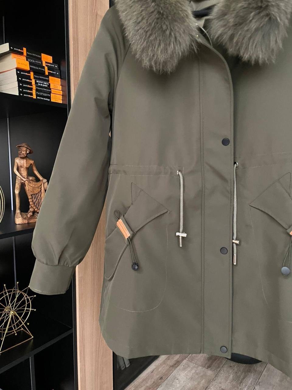 женская парка,парки с мехом,парка с мехом,парка коричневый,парка женская с натуральным мехом