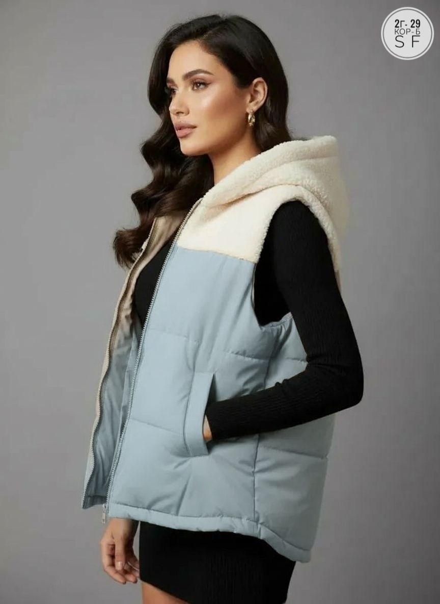 жилет утепленная,женский утепленный жилет,жилет женский,жилетка женская утепленная,жилетка с капюшоном