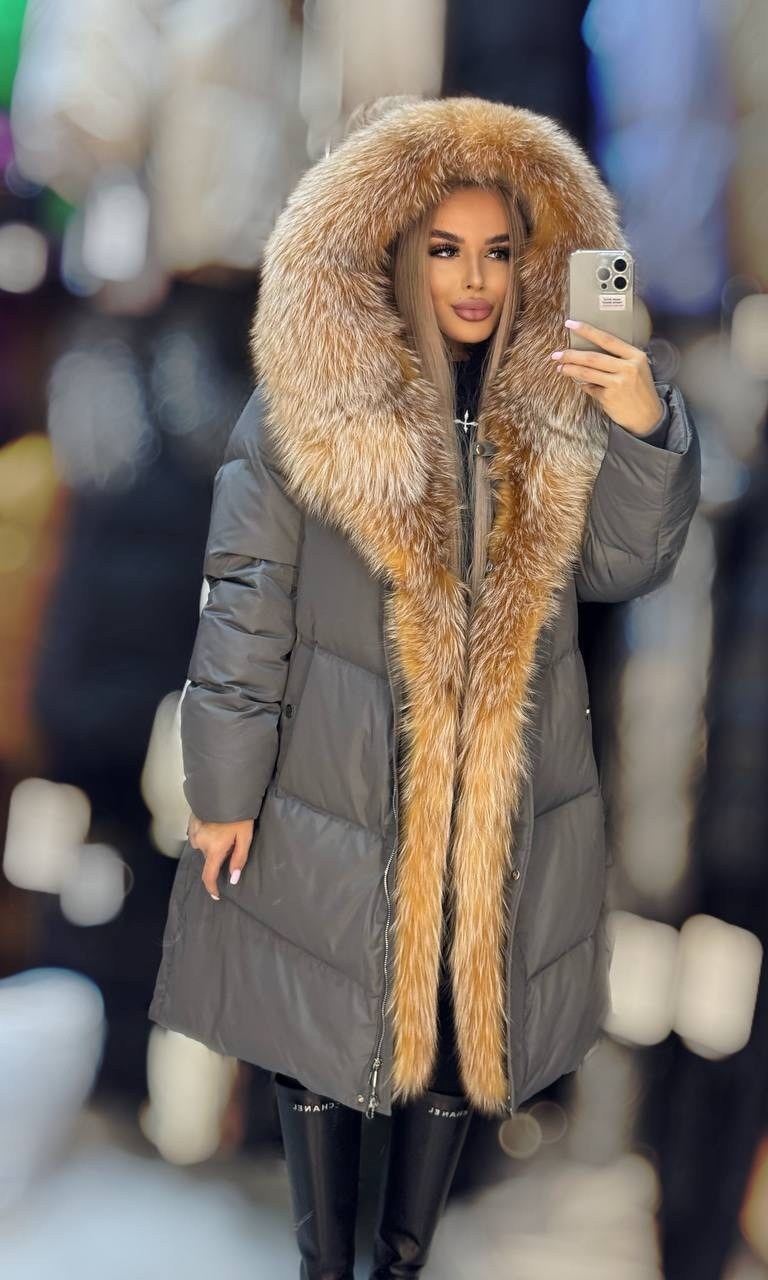 пуховик с натуральным мехом,пуховик с мехом,зимняя куртка с натуральным мехом лисы,пуховик женский с натуральным мехом,куртка пуховик с натуральным мехом