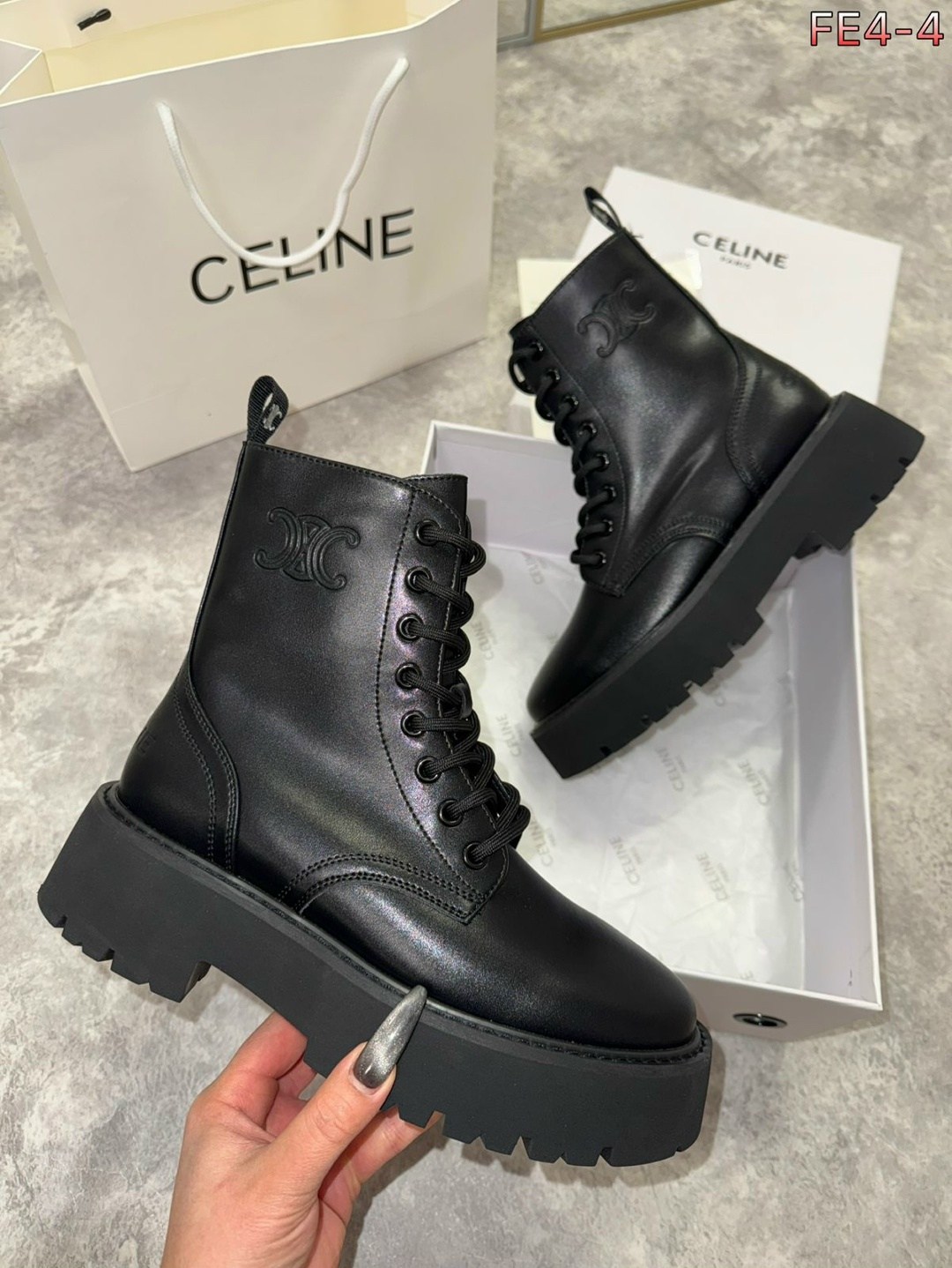 ботинки celine женские,celine ботинки,ботинки celine женские на шнуровке,celine женские кожаные ботинки premium,ботинки celine 2025