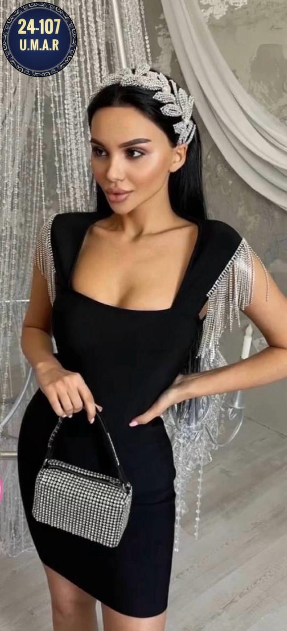 платье стразы,платье женская,платье черное,платье с бахромой,платья