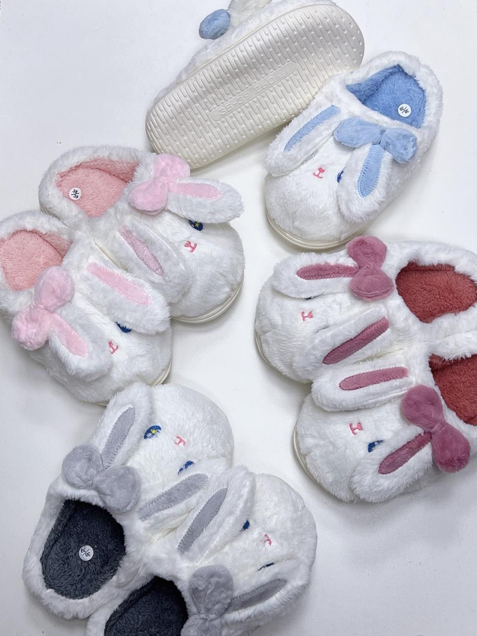 тапочки домашние женские,тапочки с кроликом,тапочки домашние,тапочки домашние beauty мягкие с ушками,домашние тапочки плюшевые