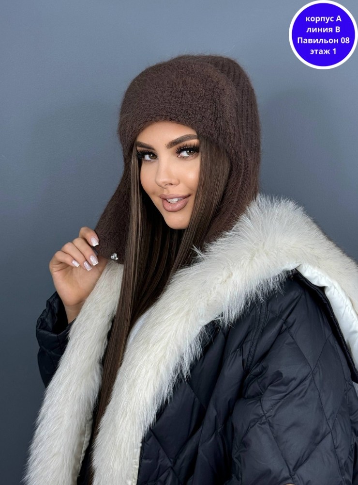 шапка ушанка из ангоры,шапка ушанка женская ангора,женская шапка ушанка зимняя пушистая вязаная,женская зимняя пушистая шапка ушанка из ангоры,шапка ушанка зимняя вязаная меховая из ангоры