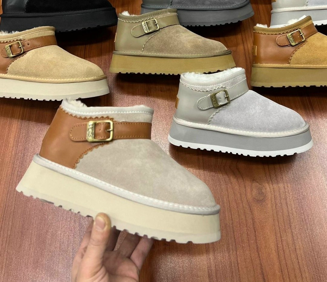 ,угги женские,женские угги ugg,ugg угги,классические утолщенные женские зимние ботинки из пуха 2025 года с пряжкой на ремне
