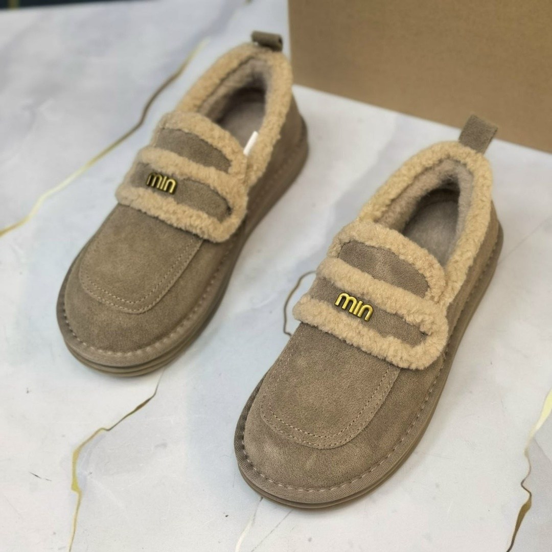 , женская,теплая ,лоферы с мехом,зимняя