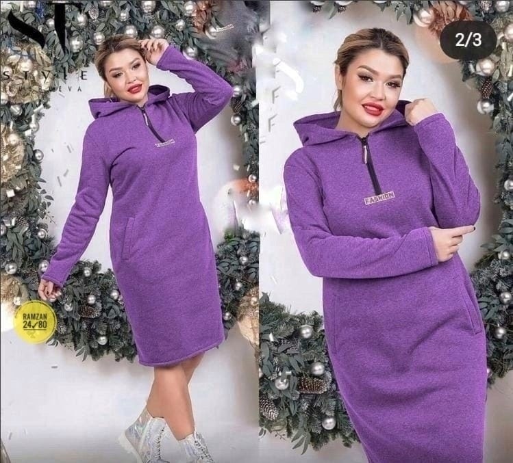 платье с капюшоном ,платье флис,женское платье ткань флис,платье спортивное с капюшоном,флисовое платье на 54,56,58,62 р