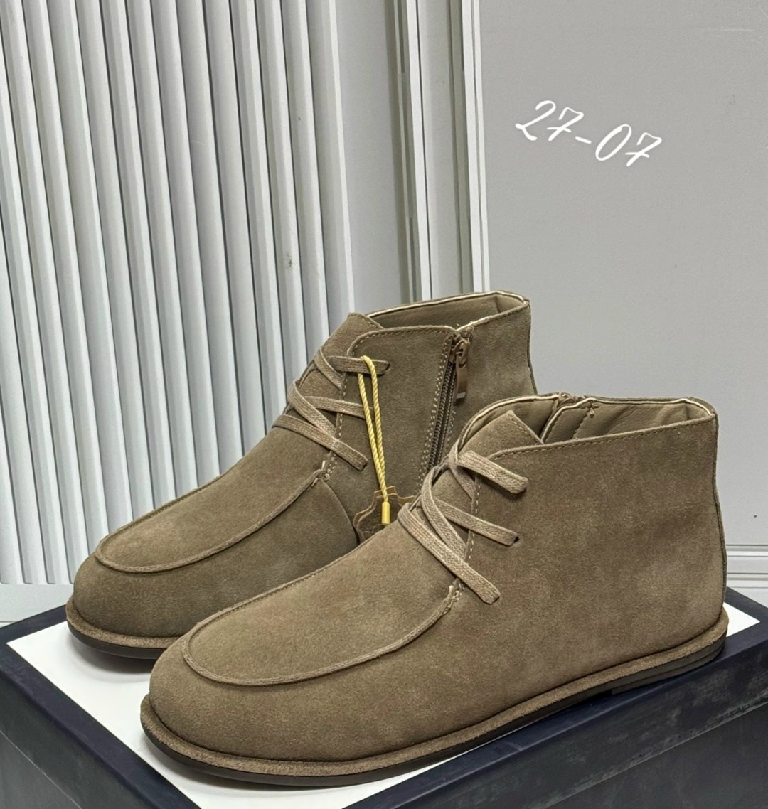 ,замшевые ботинки,мужские ботинки, повседневные,ботинки loro piana