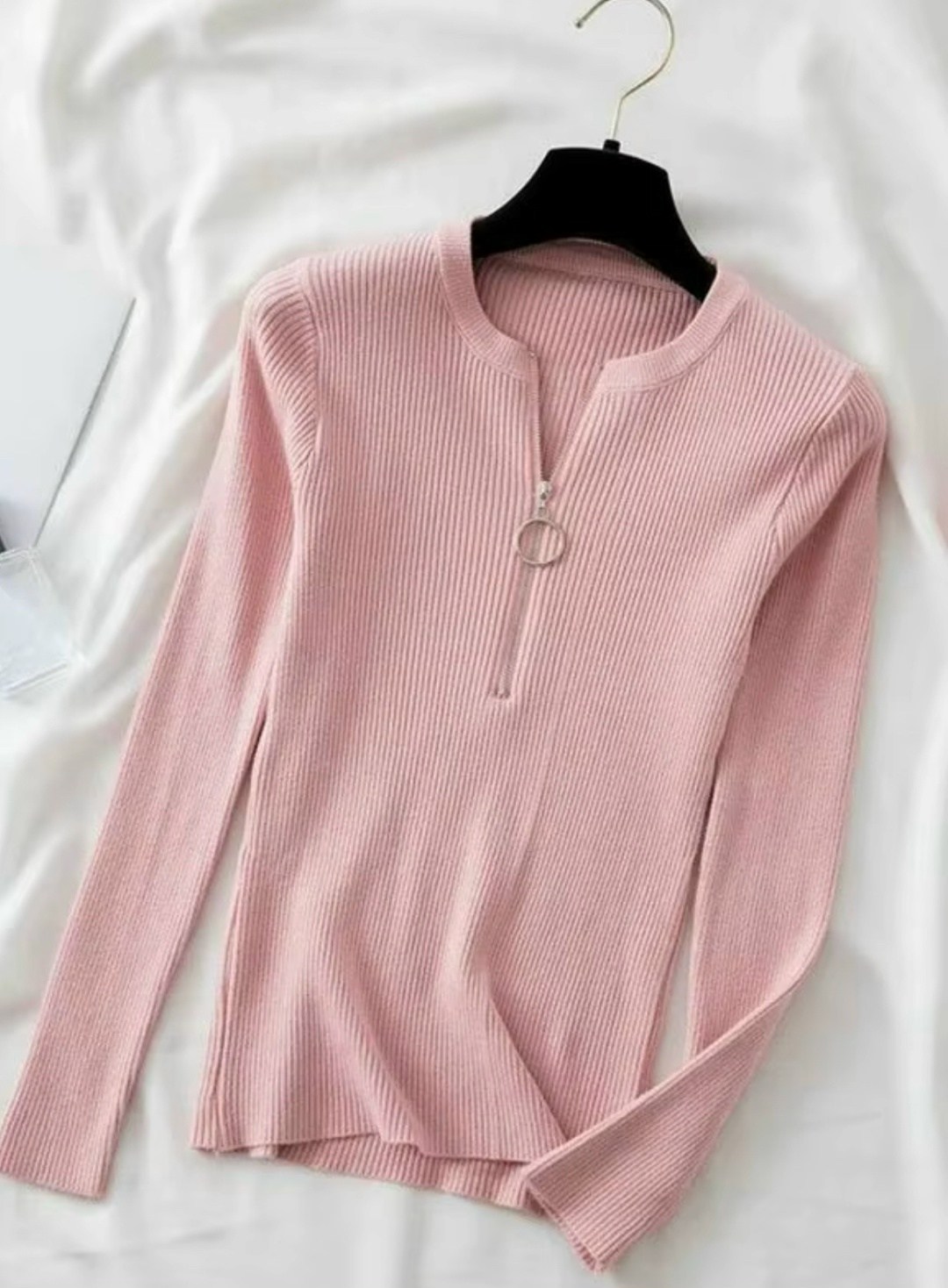 свитер женский белый,кофта женская,повседневный джемпер,женский вязаный свитер на молнии,женские джемпера