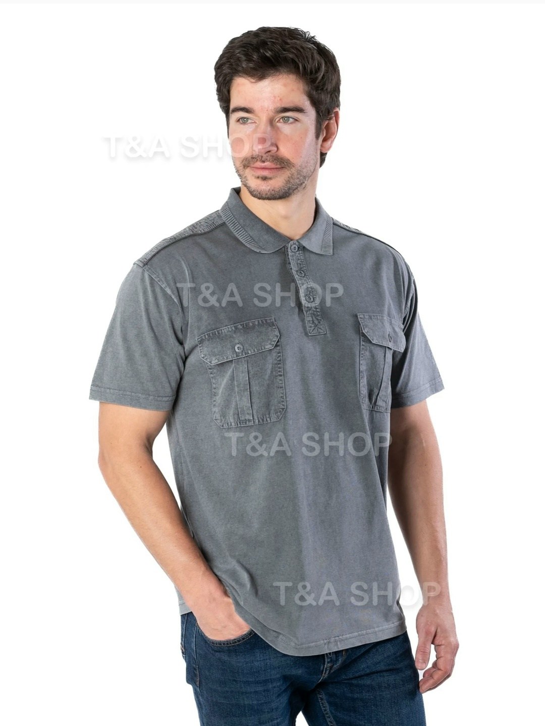 футболка мужская с карманами,серая рубашка,рубашка лен,льняная рубашка,мужская рубашка
