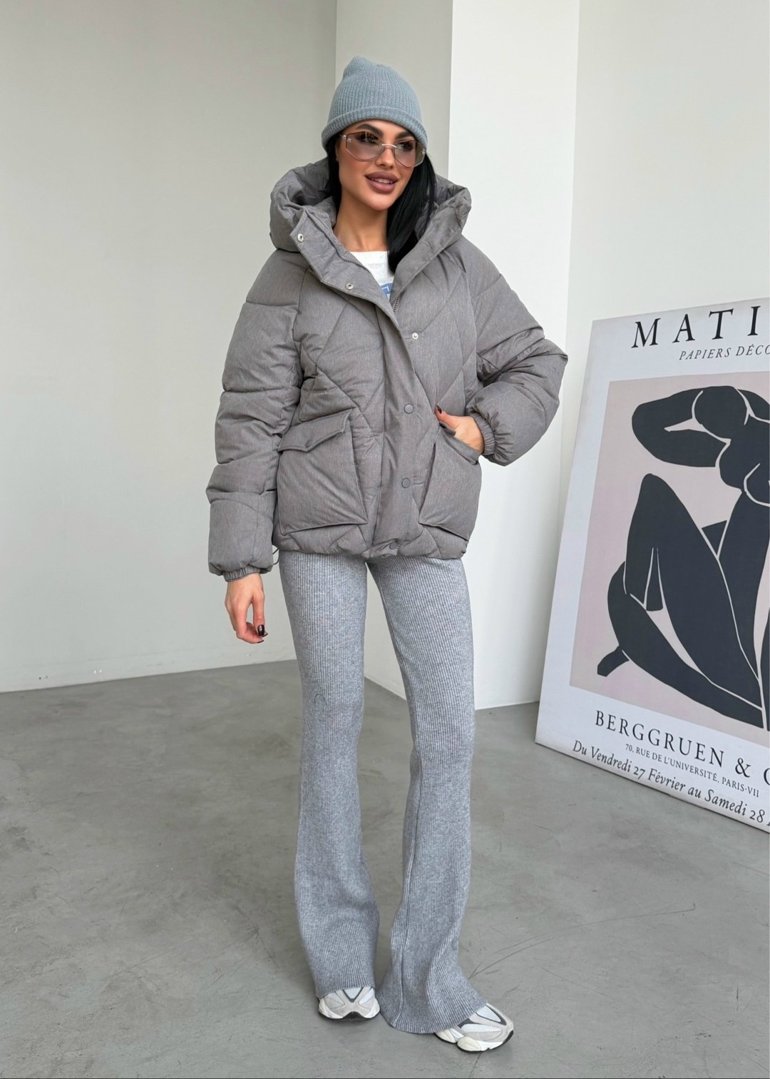 демисезонная куртка,куртка женская,куртка женская голубая,куртка зимняя оверсайз с капюшоном by button,куртка оверсайз