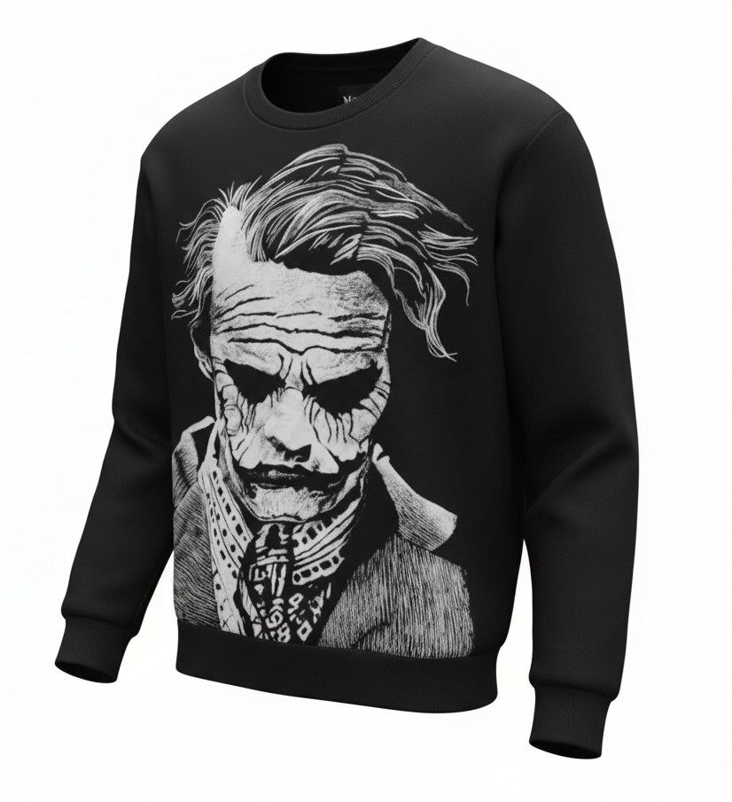 толстовка джокер,свитшот джокер,свитшот design heroes джокер,мужские свитшоты,свитшот кофта