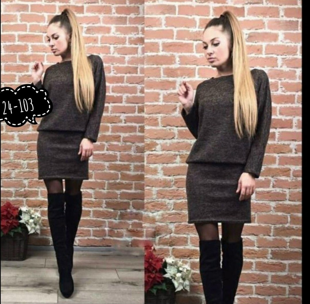 платье из ангорки,теплый костюм юбка с кофтой,платье туника, платье,костюм юбка с кофтой