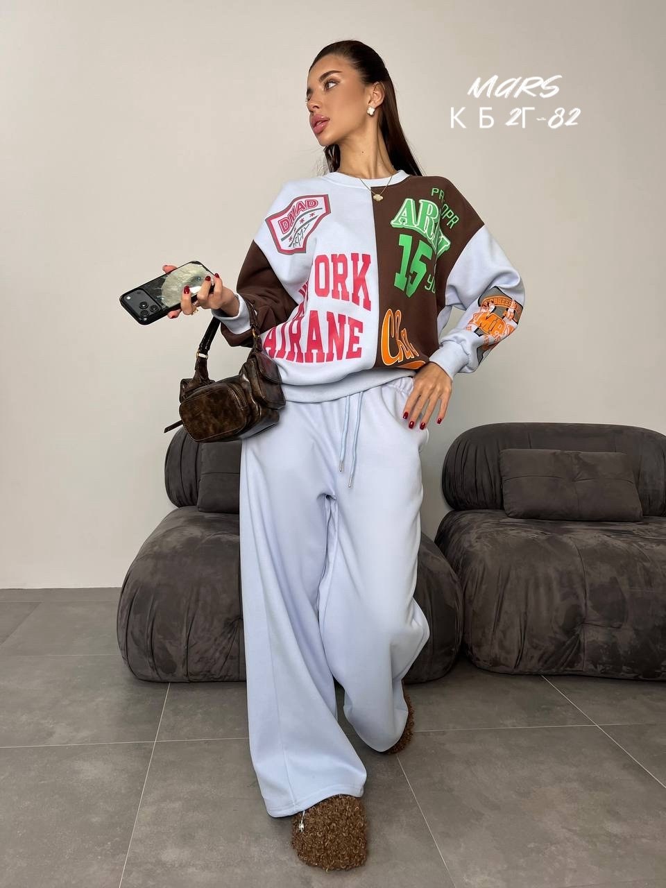 свитшот женская,свитшот на флисе,спортивный костюм свитшот,спортивный костюм свитшот оверс,стильные костюмы