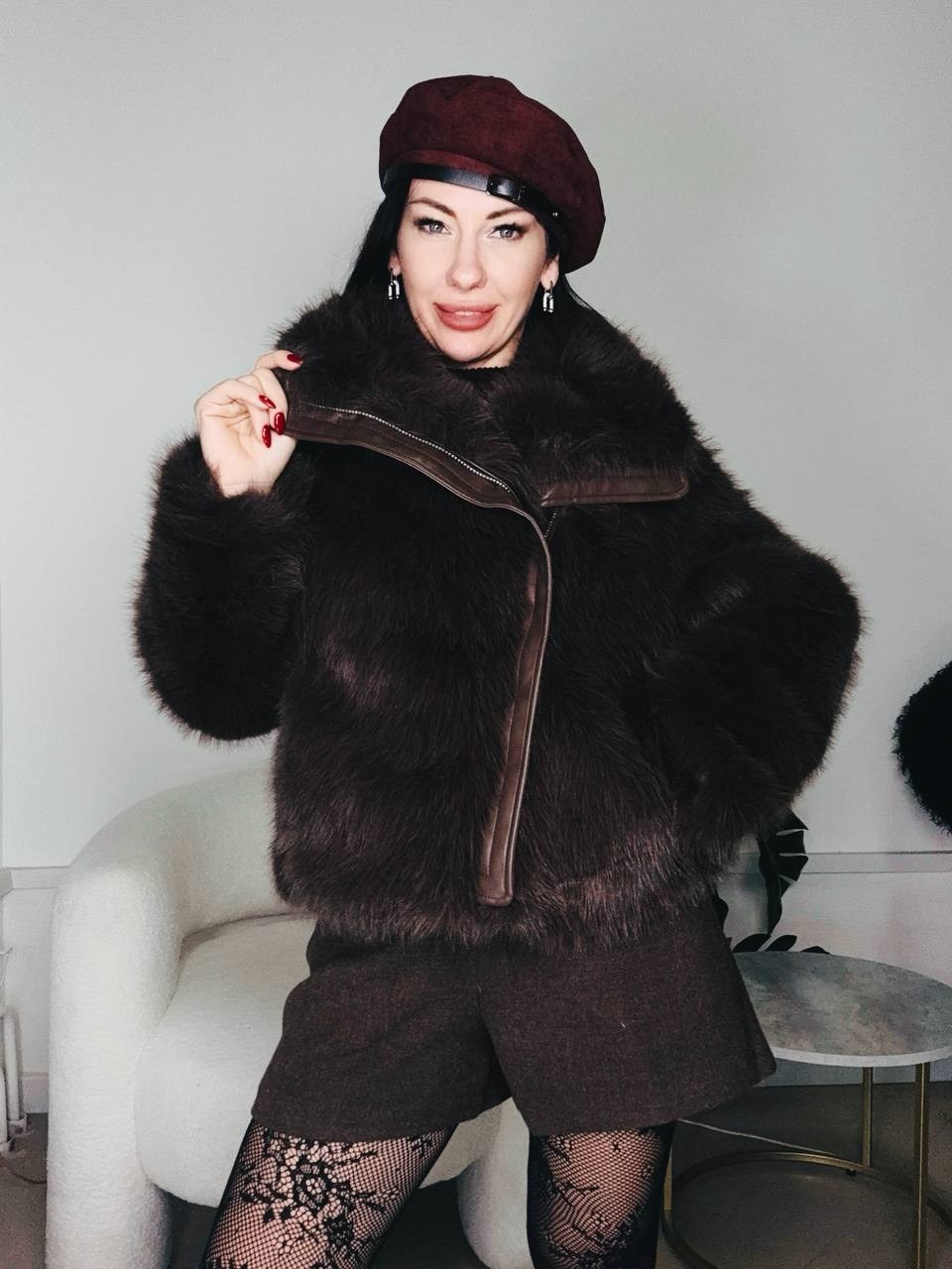 шубка,шуба короткая,женская шуба,дубленка меховая полушубок зимняя оверсайз zhukova lux