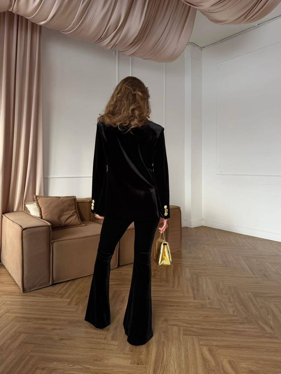 брючный костюм buter,брючный костюм buter 2999 черный размер 42-52,брючный костюм butter 2999 черный,костюм buter 2999 черный,бархатный брючный костюм