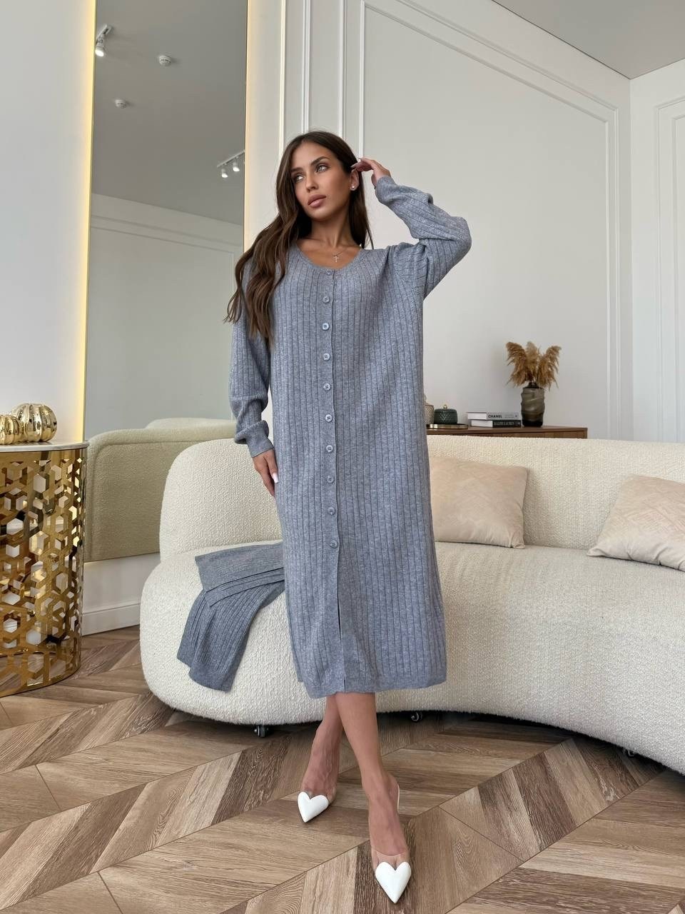 трикотажные костюмы,модные кардиганы,модели кардиган,кардиган,коричневый кардиган