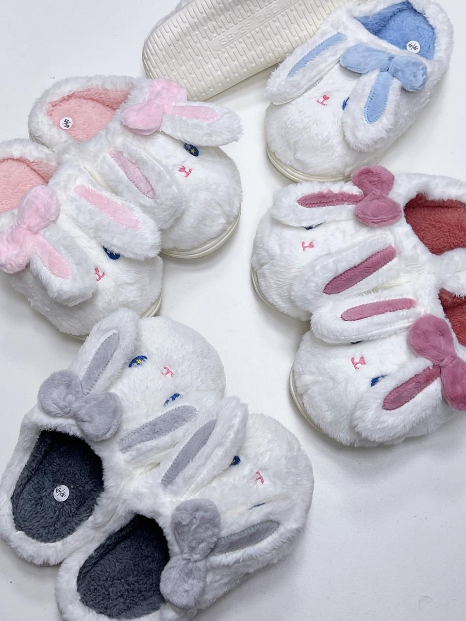 тапочки домашние женские,тапочки с кроликом,тапочки домашние,тапочки домашние beauty мягкие с ушками,домашние тапочки плюшевые