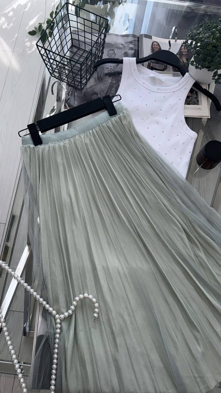 юбка женская плиссированная,плиссированная юбка,длинная плиссированная юбка,женская плиссированная юбка средней длины,юбка из тюля