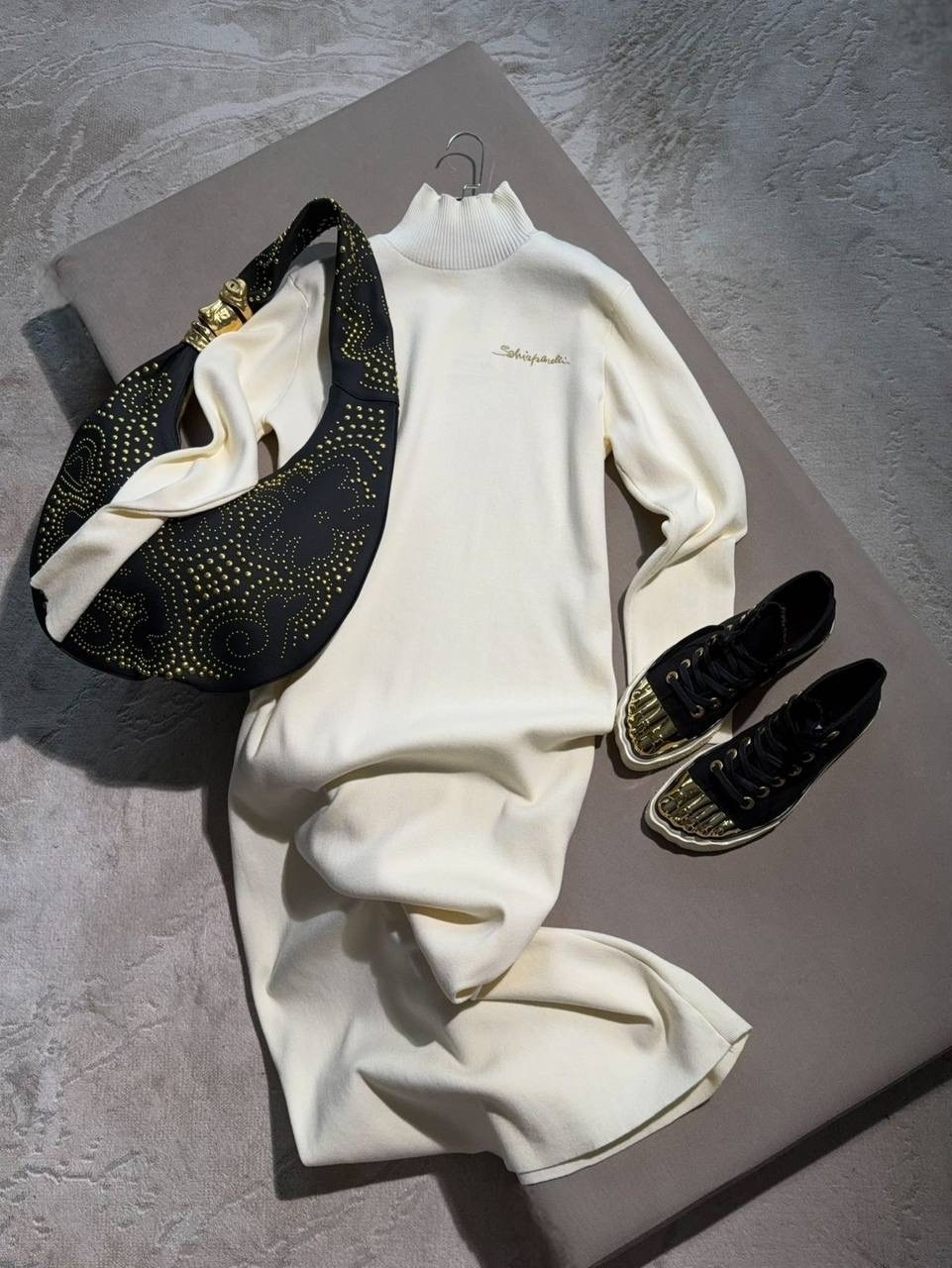 трикотажное платье,пальто модное,мода стиль,стильные образы