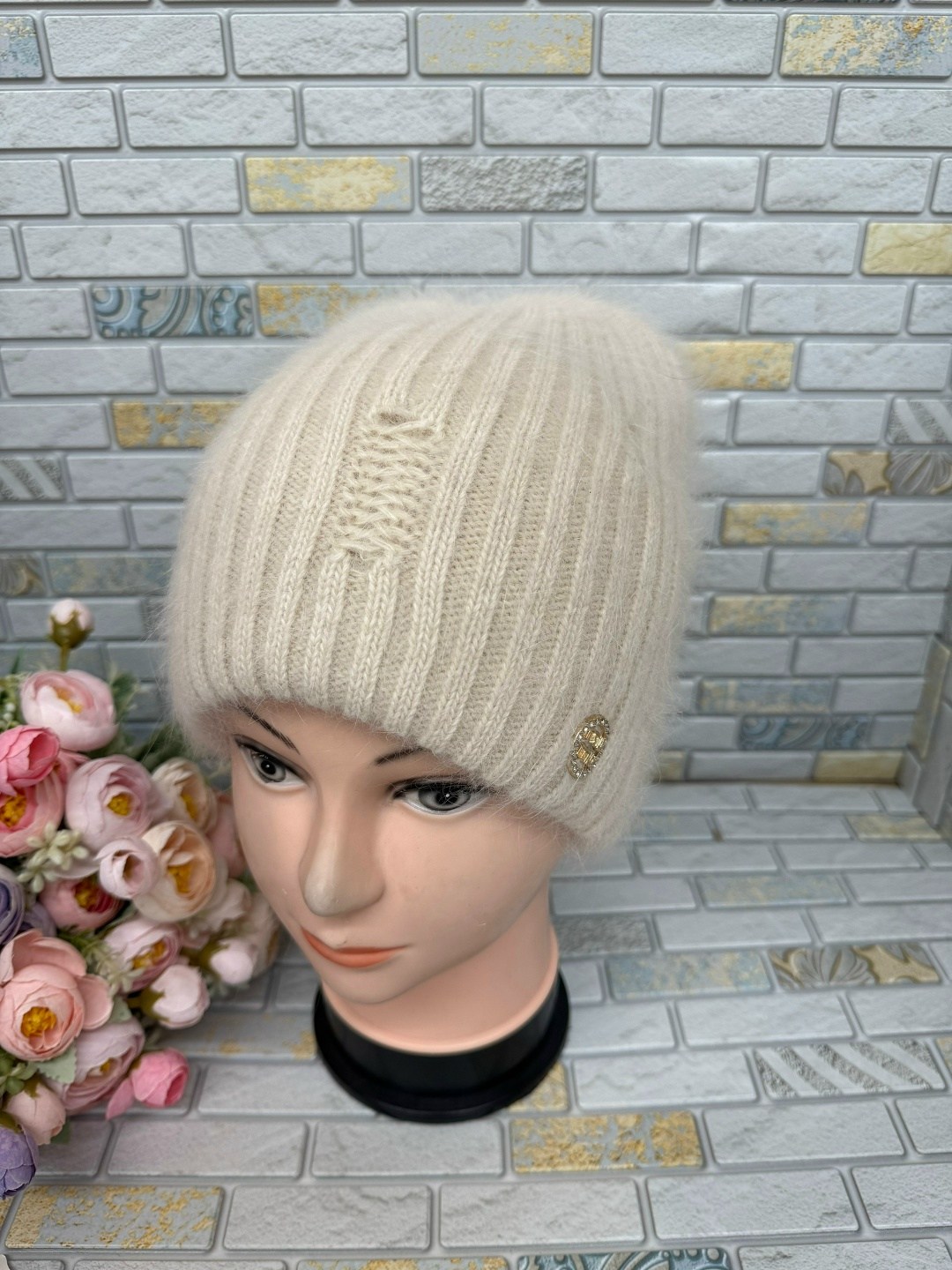 шапка женская,вязаная женская шапка,шапка,шапка женская на флисе,шапка зимняя женская