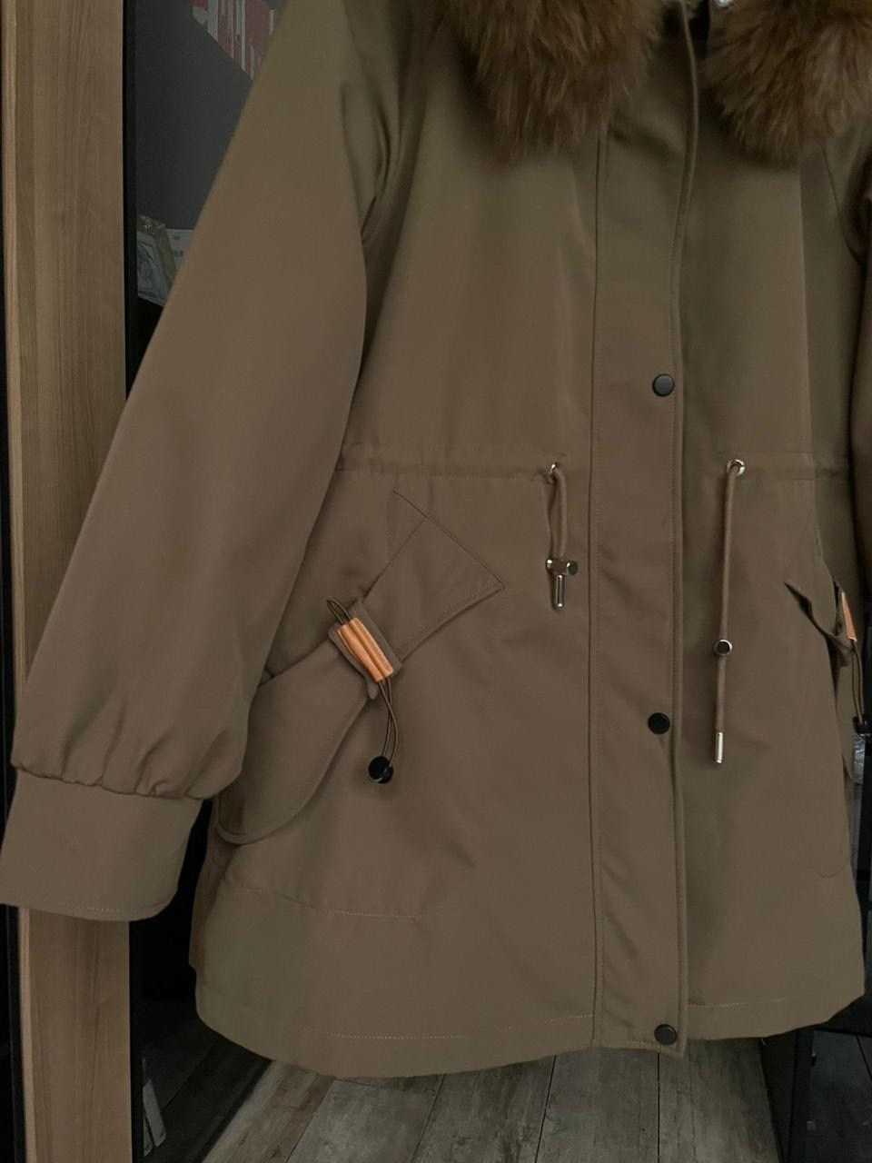 женская парка,парка женская с натуральным мехом,парка с мехом,зимняя одежда,пуховик женский