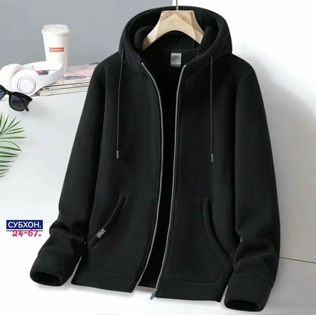 флисовая куртка с капюшоном,флисовая толстовка с капюшоном,флисовая толстовка мужская,куртка свободного кроя,теплая толстовка