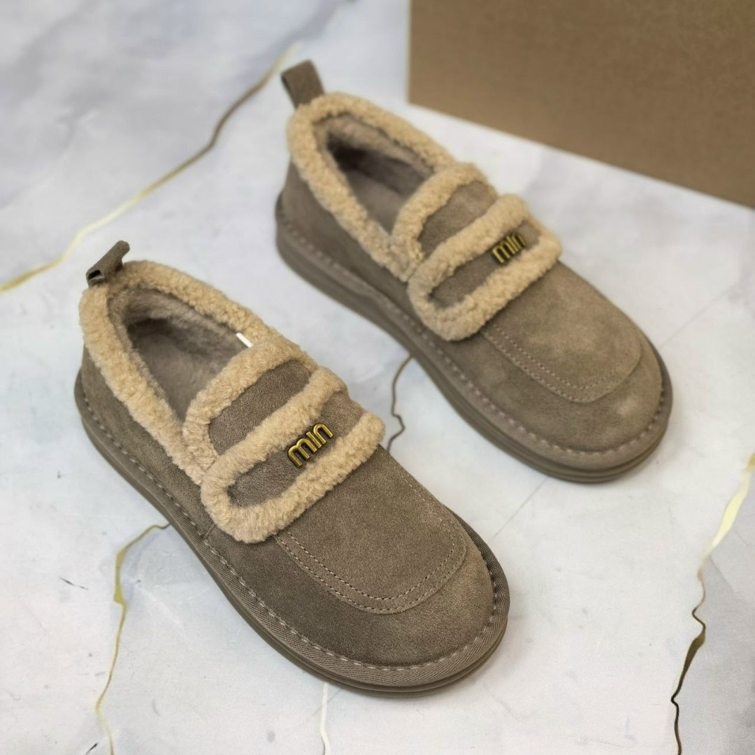 , женская,теплая ,лоферы с мехом,зимняя