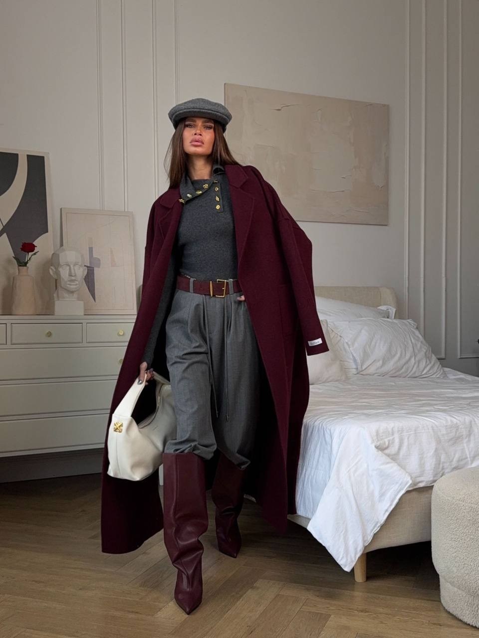 модное пальто,модные образы,пальто женское,образы с длинным пальто,длинное пальто