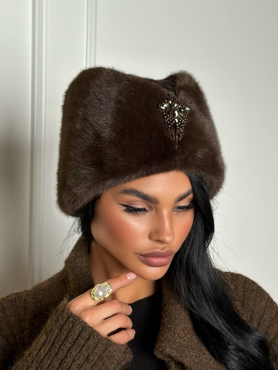 меховая шапка,шапка женская меховая,шапка женская,стильная шапка,женские меховые