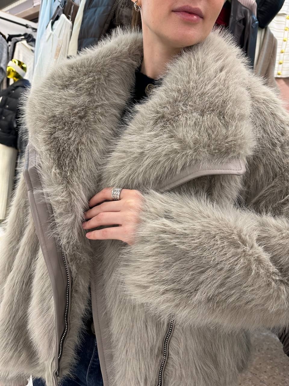шубка,шуба короткая,женская шуба,дубленка меховая полушубок зимняя оверсайз zhukova lux
