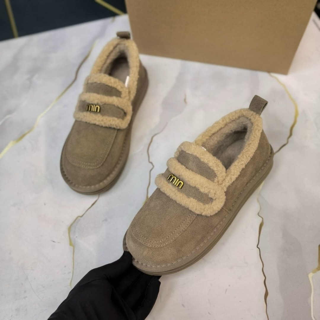 , женская,теплая ,лоферы с мехом,зимняя