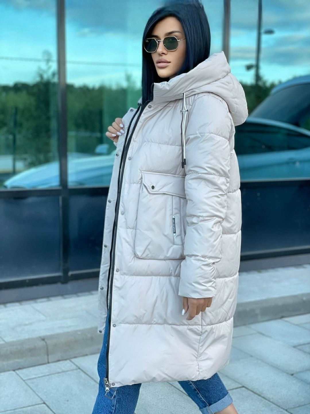 пуховик свободного кроя,куртка женская зимняя,демисезонная куртка,куртка женская,куртки зима удлиненные