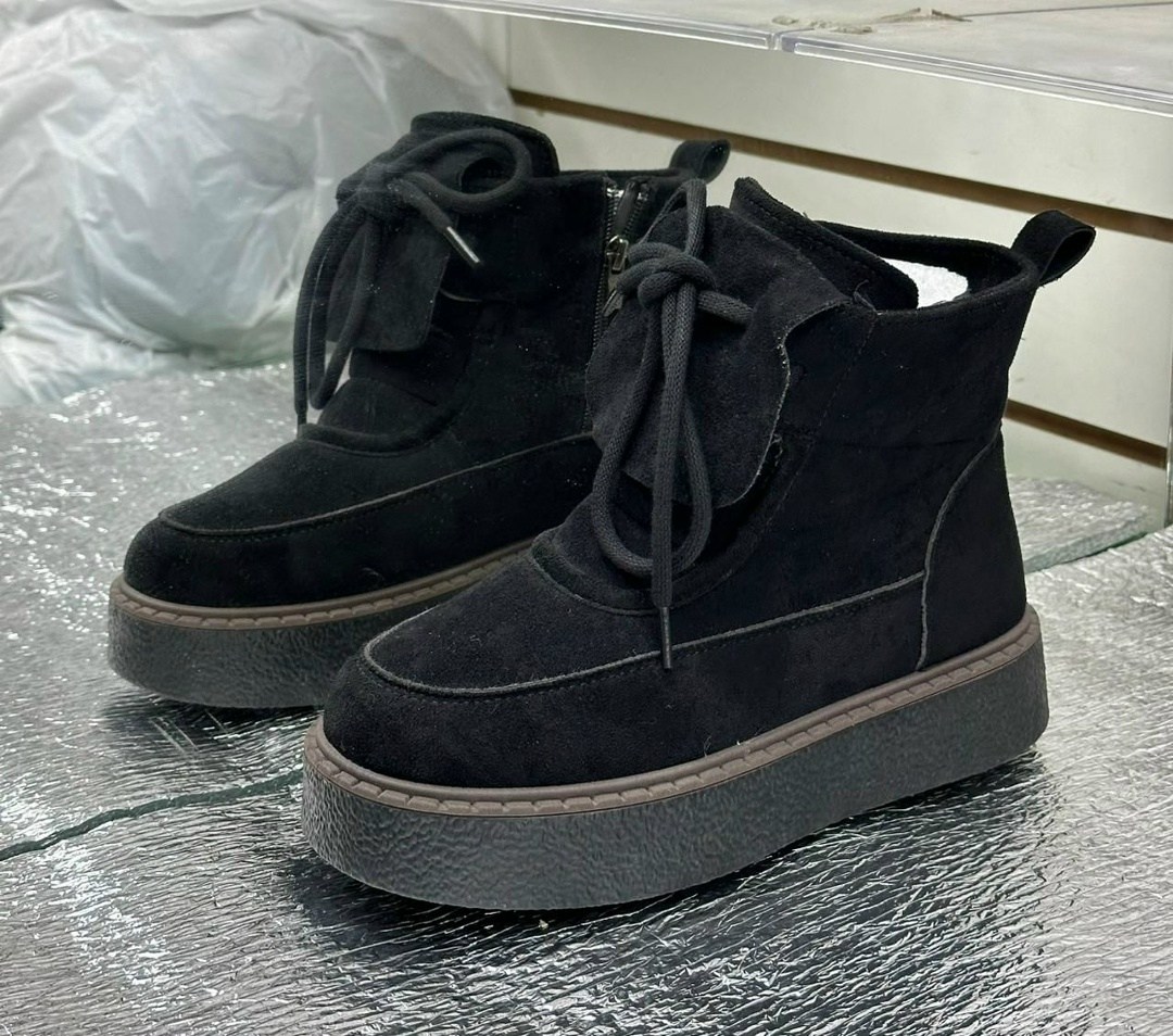 женские зимние ботинки,,зимняя женская , женская,женские зимние угги с шнурками